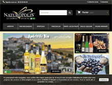 Tablet Screenshot of naturopolis.fr
